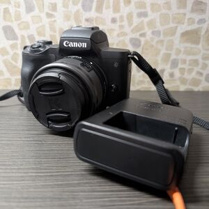 Canon Black Camera with Charger